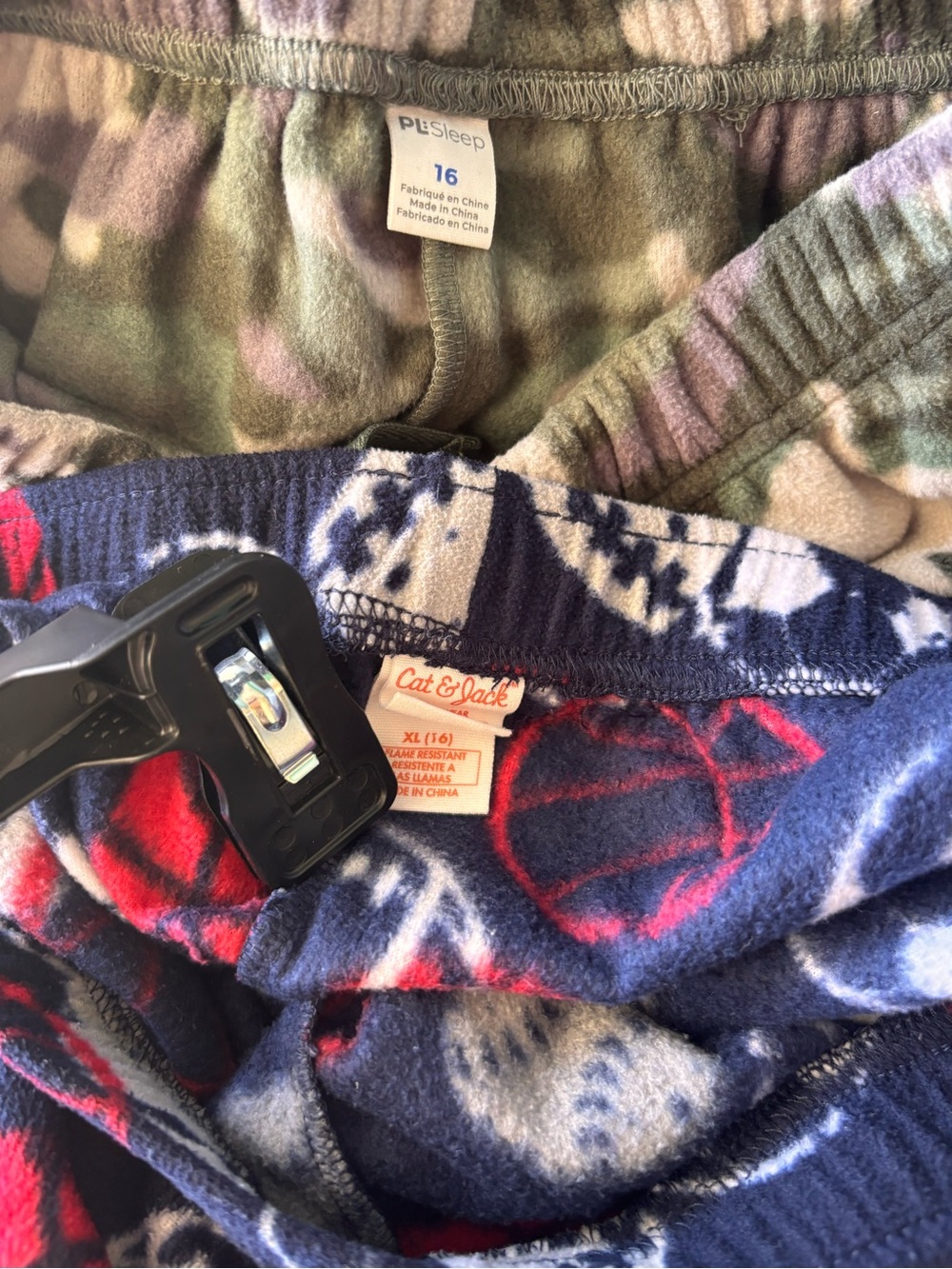 2 Boys fleece pajama pants